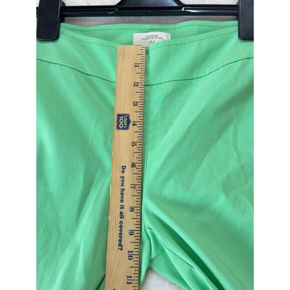 Avenue Montaigne Brigitte Signature Mint Pants Womens 00 Cropped Straight Leg - Picture 8 of 12